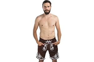 Herren Jogging Lederhose - Jogginghose bestickt - Trachtenhose Oktoberfest - Schöneberger Trachtenlederhose