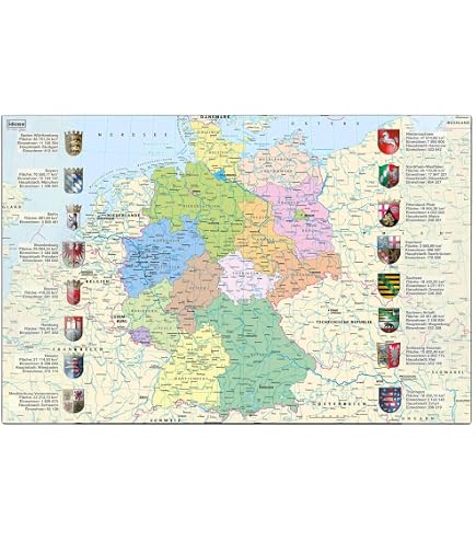 Nikima Lern-Tischset Für Kinder – DIN A3, Beidseitig Bedruckt Mit Uhrzeit, Formen, Farben, Aus Stabilem Karton