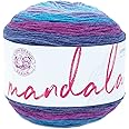Lion Brand Yarn Mandala, Multicolor Yarn for Crocheting and Knitting, Craft Yarn, 1-Pack, Hades