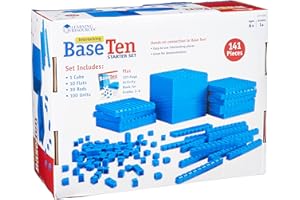 Kit de barres en plastique emboîtables d’introduction à la base 10 de Learning Resources