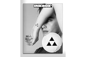 ‎INKBOX Inkbox Temporary Tattoo, Long Lasting Temporary Tattoos, Includes One Premium ForNow Ink Waterproof Tattoo, Lasts 1-2 Weeks, Triangle Tattoo, Hyrule, 2x2in