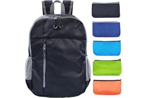 CHEESANHERR Mochila Plegable Ultraligera, Mochilas Trekking 20L, Mochila Senderismo Pequeña de Marcha Montaña Excursiones Deporte Acampar Viaje para Hombre Mujer