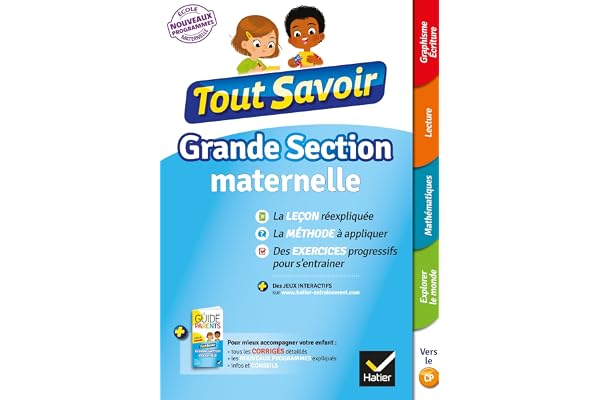 Tout Savoir Grande Section Maternelle - Tout en un