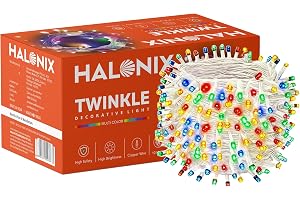 Halonix Twinkle 32 Feet Multicolor 46 LED Decorative Light | Diwali Lights for Decoration for Home | Fairy Light | Festival L