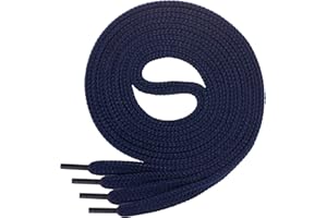Di Ficchiano SCHNÜRSENKEL flach 7mm breit für Sneaker Sportschuhe Lederschuhe - flache Schuhbänder sehr reißfest - Shoe Laces - 45 Farben, 60 cm - 220 cm Länge, Polyester