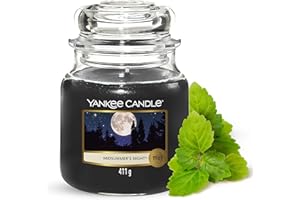 Świeca zapachowa Yankee Candle, w średnim słoiku, Midsummer's Night, czas palenia: do 75 godz.