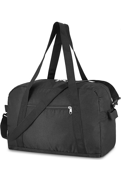 ECOHUB Bagaglio A Mano 40x20x25 Ryanair - Borsone 20L Impermeabile, Pieghevole, Con Tasca Bagnato