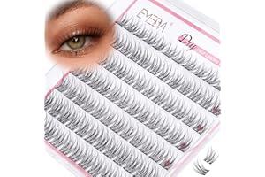 ‎EMEDA EMEDA DIY przedłużanie rzęs mix D curl 11mm 10mm 12mm Indywidualne rzęsy klastra z pęsetą Super cienka taśma DIY rzęsy Wielokrotnego użytku Naturalne Fałszywe rzęsy klastry rzęs (D03)