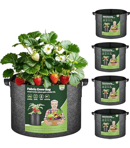 2023 Nieuwe Upgrade Aardbei Grow Bags, 2 Pack 10 Gallon Planter Met 8 Zijkweekzakken Ademende Kweekzak Voor Aardbeien Groeien Tuin Kruiden Bloemen 996947751 2023 Nieuwe Upgrade Aardbei Grow Bags, 2 Pack 10 Gallon Planter Met 8 Zijkweekzakken Ademende Kweekzak Voor Aardbeien Groeien Tuin Kruiden Bloemen 996947751