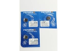 BEST PRICE SQUARE Renata Watch Battery Swiss Made Renata 379 or SR521SW OR AG0 1.5V (3 x 379 or SR 521 SW)
