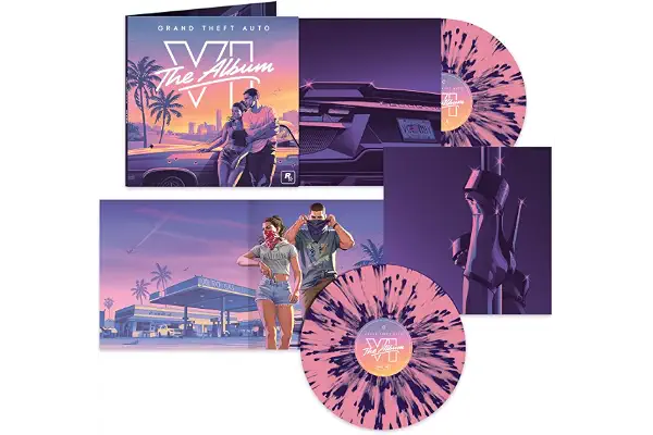 Grand Theft Auto VI: The Album Color Rosa y Morado. Edición Exclusiva Amazon