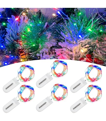 OTCRAFT Halo-Lichter Für Bastelkarten – 8 Stück, Selbstklebend, Warmweiße LEDs (ohne Batterie)
