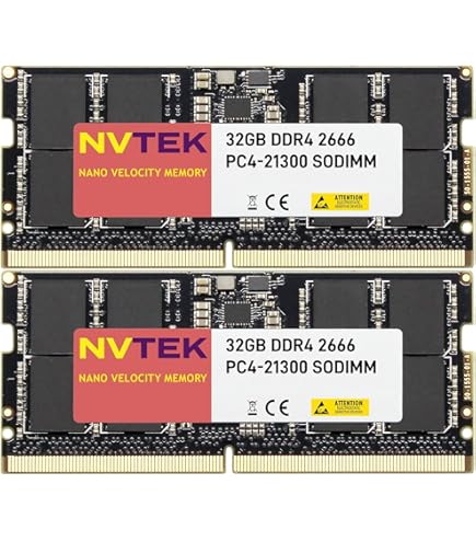 Lexar 32GB DDR4 SODIMM RAM 3200MT/s CL22 260-Pin Laptop Memory