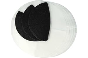 vhbw 3x filtre à charbon, 6x filtre papier compatible avec DeLonghi série D38, F 38233, série DL, F 38436 friteuse - 9 filtres