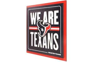 YouTheFan NFL Houston Texans Slogan Serie 3D Wandkunst