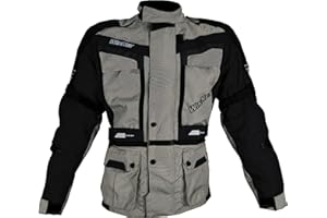 WinNet Giacca Giubbotto da Moto 3 Strati con Protezioni Omologate di 2° Livello Uomo