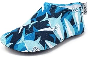 Slipfree Non-Slip Shoes for Girls and Boys. Light, Soft and Comfortable, Unisex, Kids Beach Water Shoes with Protective Sole, Ideal for Holiday, Sports, Home and More. Protects Against Weever Fish