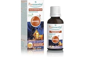 Puressentiel Huiles - Essentielles pour Diffusion Diffuse Cocooning 100 pourcent Pures/Naturelles Aide à Créer Ambiance Réconfortante, 30 ml