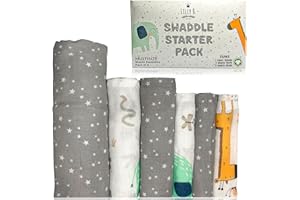 LILLY BELLY Lange Bebe de Lilly B. 100% Coton Biologique Langes Coton Bébé (70x70), Cape Allaitement (120x120), Chiffons à rots (30x30) dans des Designs et des Couleurs, Pack de mousselines parfaites pour bébé