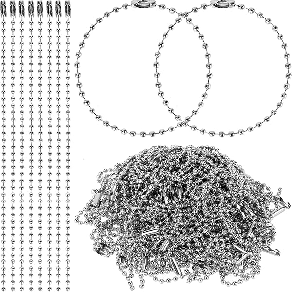 100 Catene A Sfera Colorate Con Fibbia - Portachiavi Metallici Per DIY, Bijoux E Decorazioni - 12 Cm - Foto 10