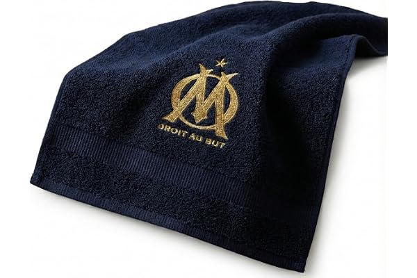 OLYMPIQUE DE MARSEILLE Serviette Essuie Mains Om - Collection Officielle