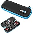 CyeeLife PU Dart Carrying Case 1pcs for Steel and Soft Darts Set,Wallet Holder