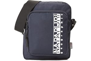 Napapijri HAPPY CROSS POCKET Borsa Messenger, 22 cm, Blu (Blu Marine)
