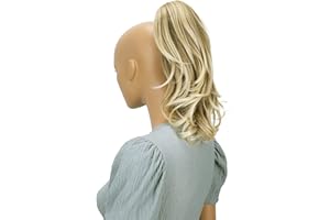 ‎CAISHA CAISHA by PRETTYSHOP 30cm Haarteil Helena Zopf Haarverlängerung mit Butterflyklammer Voluminös Gewellt Rotblond Mix H107a