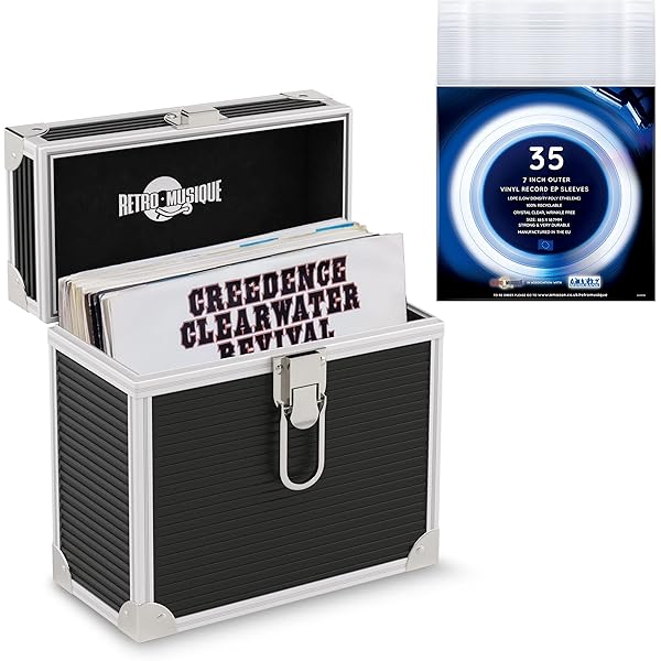 12" Vinyl Record Storage Holds 50 LP Albums Lockable