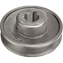 Poulie Trapézoïdale Aluminium à Moyeu Plein Diamètre 80 Mm, 1 Gorge Ref