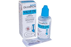 Champion Valve Oil (50ml) for Cornet, Trumpet, Flugelhorn, Tenor Horn, Trombone, Baritone Horn, French Horn, Euphonium, Tuba. Valve and Rotor Lubrication for Brass Musical Instruments. Made In The UK