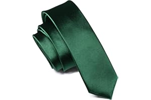 JEMYGINS Corbata Estrecha Para Hombre Unicolor 5cm