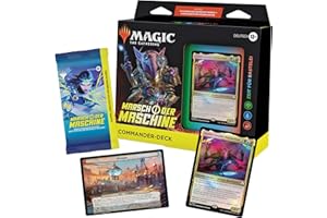 Magic: The Gathering Marsch der Maschine Commander-Deck – Zeit für Bastelei (Sammler-Booster-Probepackung und Zubehör - Deutsche Version)