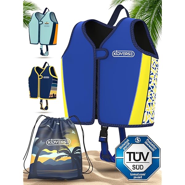 Schwimmweste Für Mädchen 2026 - Badeanzug Mit Integrierter Schwimmhilfe Für Pool & Strand
