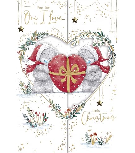 Weihnachtskarte „One I Love“ – 22,9 X 15,2 Cm, Hochwertig Von Piccadilly Greetings