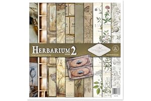 ITD Collection - Paquete de Scrapbooking 12 x 12 Pulgadas, Papel Decorativo para Decoupage y Fabricación de Tarjetas - 310 x 320 mm (SLS-049- HS Code 48025890)