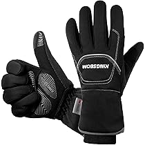 HIKENTURE Guanti Invernali Uomo E Donna – Caldi, Antivento E Impermeabili Con Thinsulate 3M – Perfetti Per Ciclismo E Attività Outdoor