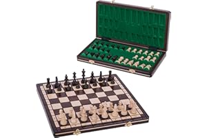 SQUARE GAME SQUARE - Szachy drewniane SPORT - 40 x 40 cm - Szachownica & Figury szachowe