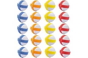 ToVii Golf Practice Balls, 20-Pack, Sticky Hook and Loop Design, Multi-Colour