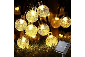 ‎OREUNIK Oreunik Solar Fairy Lights Outdoor, 8 Modes, 30 LED Solar Fairy Lights, Outdoor Weatherproof, 7 m Solar Garden Lighting, Fairy Lights, Outdoor for Balcony, Garden Decoration, Christmas Lighting