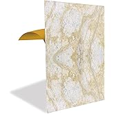 Tink Kendinden Yapışkanlı Pvc Panel, Yapışkanlı Yer Zemin Kaplama, Duvar Kaplama, Fayans &Ccedil;ıkartması Bej Mermer Desenli 41x62 