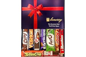 BENERRY Luxury Chocolate Letterbox Gift – 9 Assorted Chocolates – Gift for Birthdays, Father’s Day, Mother’s Day, Christmas, Thank You, Him, Her, Kids