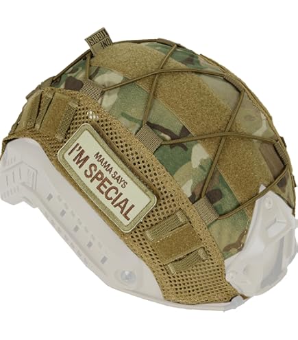 WarmHeartting Tarnhelm Überzug - Taktische Helmabdeckung Für Airsoft & Paintball