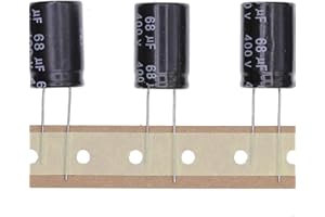 HUABAN 10 Piezas 400V 68UF Condensador electrolítico de aluminio enchufable 16x25 16 * 25mm