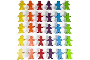 Spieltz Figuras grandes de madera para juegos de mesa, 5 cm (35 x 50 x 10 mm)