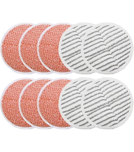 Lot De 6 Lingettes Microfibre Pour Laveur De Sol Vileda Looper - Neuf, Adapté Nettoyage Humide/sec