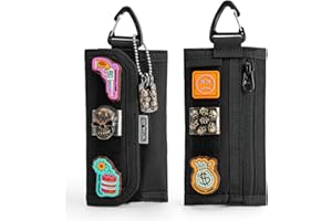 TACTICAL GEEK Storage A2 M EDC Pouch Mini 500D Nylon Pochette Tactique EDC Organizer de Poche pour Hommes Petits Sacs Utilitaires Compact EDC Pouch Organisateur pour Articles EDC, Pochette Molle