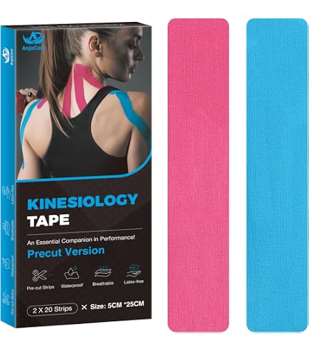 KASURE 15 Nastri Kinesiotape Pretagliati Per Sport: Elastici E Impermeabili Per Ginocchia E Dolori Muscolari