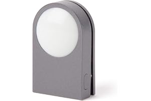 Lexon Lucie Mini Lampe Clip LED Gun Métal
