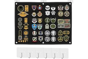 HHBDY Panneau Tactique de Support de Patchs Militaires, 60 x 45 cm Pliable Tableau D'affichage Tactique Avec Crochet et Boucle Panneau de Brassage Tactique Militaire pour Suspendre des Patchs-Noir